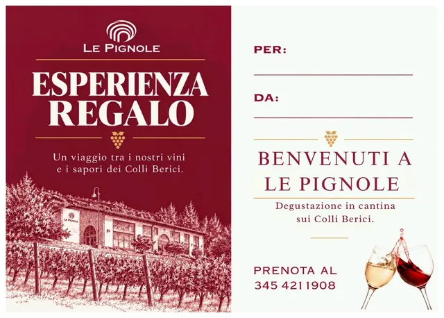 Cantina Le Pignole Welcome Carta Regalo Degustazione 3 Vini Selezionati