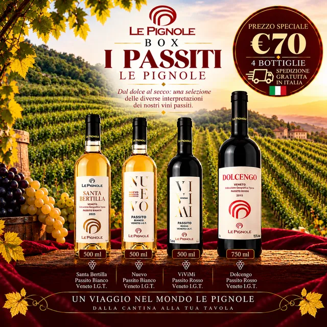 Cantina Le Pignole Box I Passiti 4 Bottiglie Vini Passiti