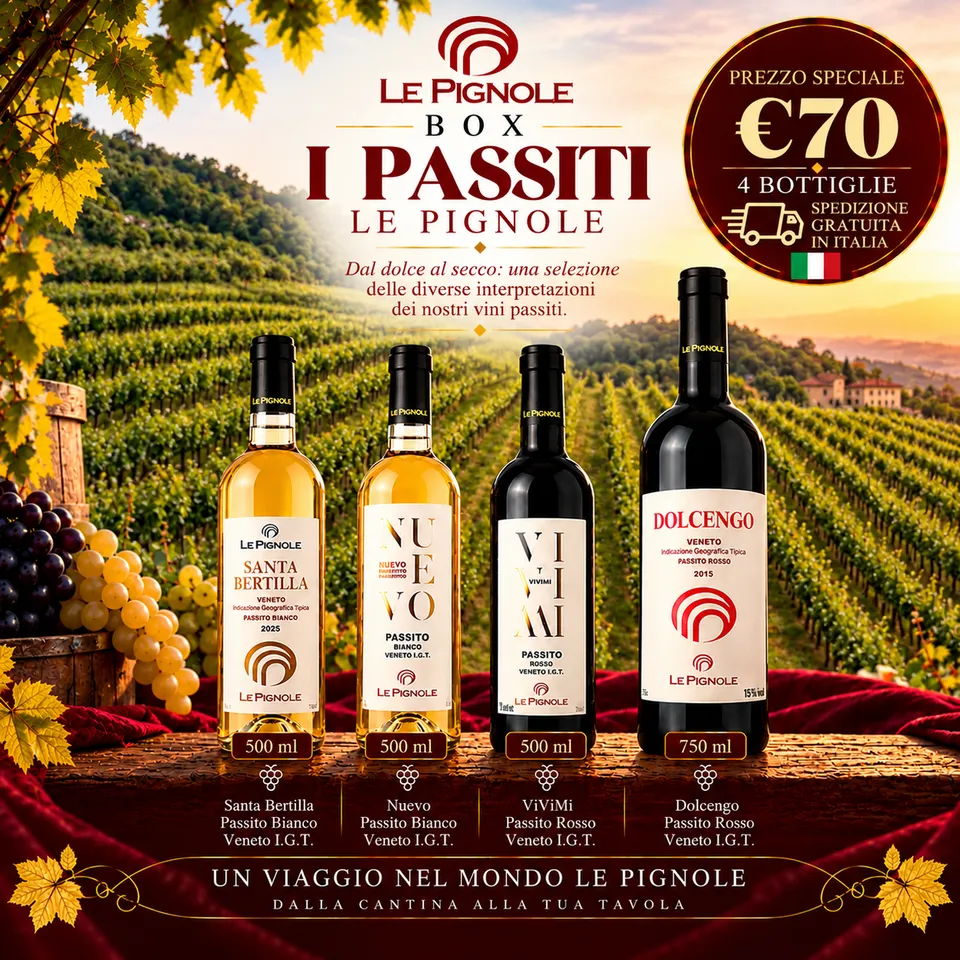 Cantina Le Pignole Box I Passiti 4 Bottiglie Vini Passiti