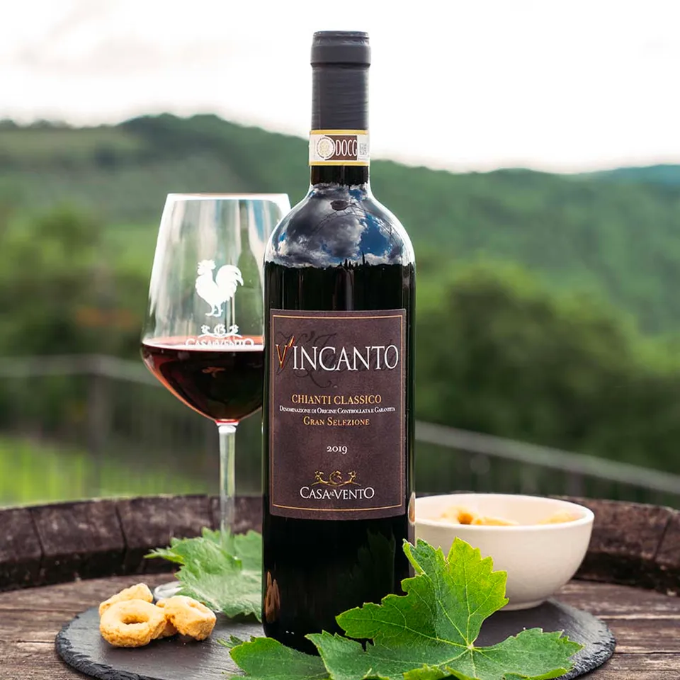 Borgo Casa al Vento V'Incanto Vino Rosso Sangiovese Bio