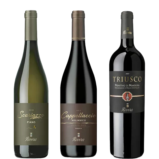 Rivera I Top confezione 6 vini Fiano Aglianico 75 cl