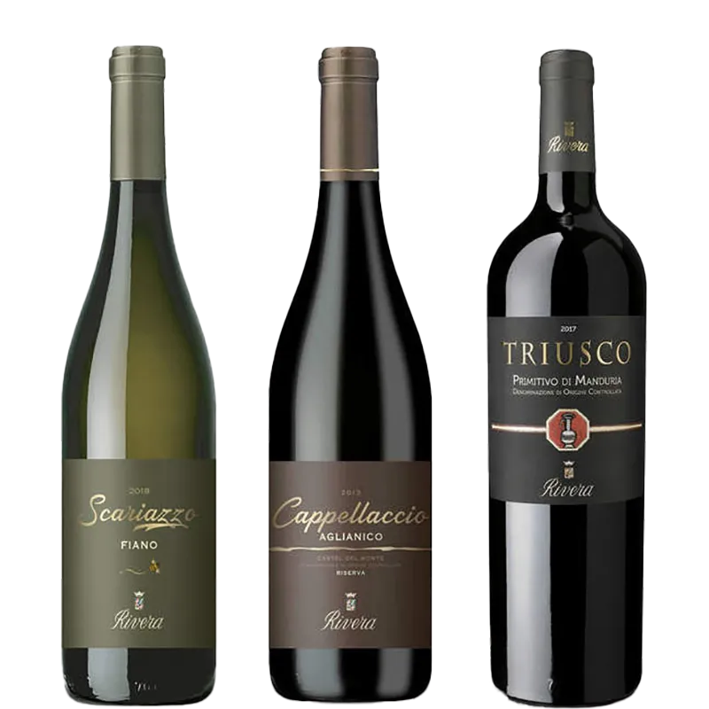 Rivera I Top confezione 6 vini Fiano Aglianico 75 cl