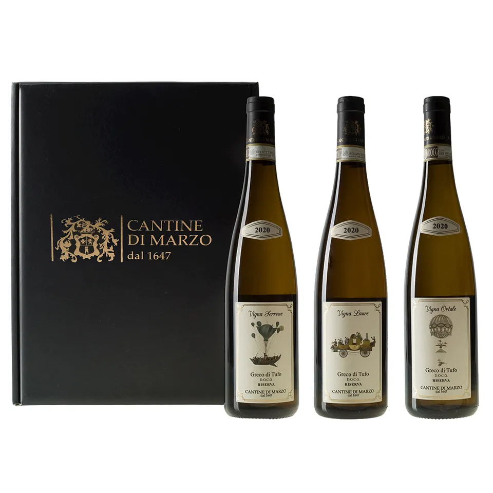 Cantine di Marzo Cofanetto Cru Greco di Tufo cofanetto vini minerale