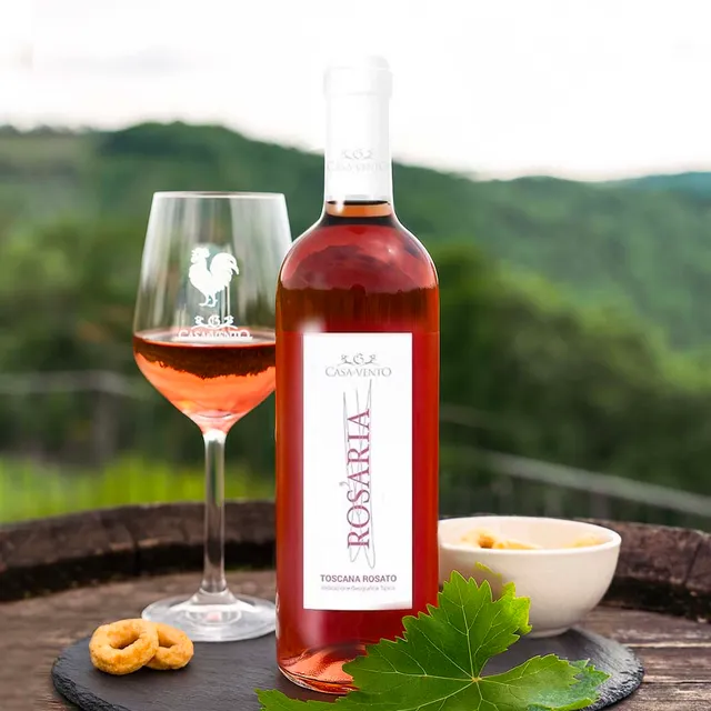 Borgo Casa al Vento ROS’ARIA vino rosato 75cl ciliegia
