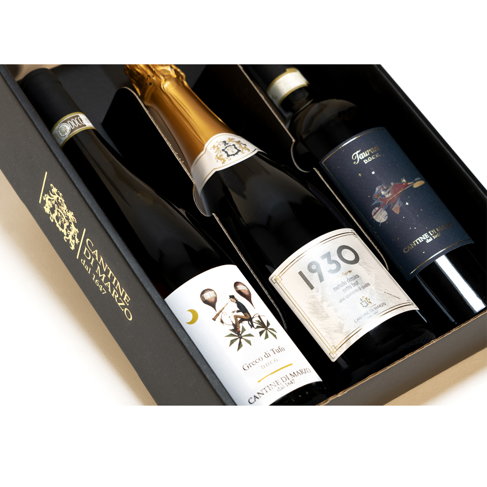 Cantine di Marzo Cofanetto Premium vini rossi e bianchi selezione