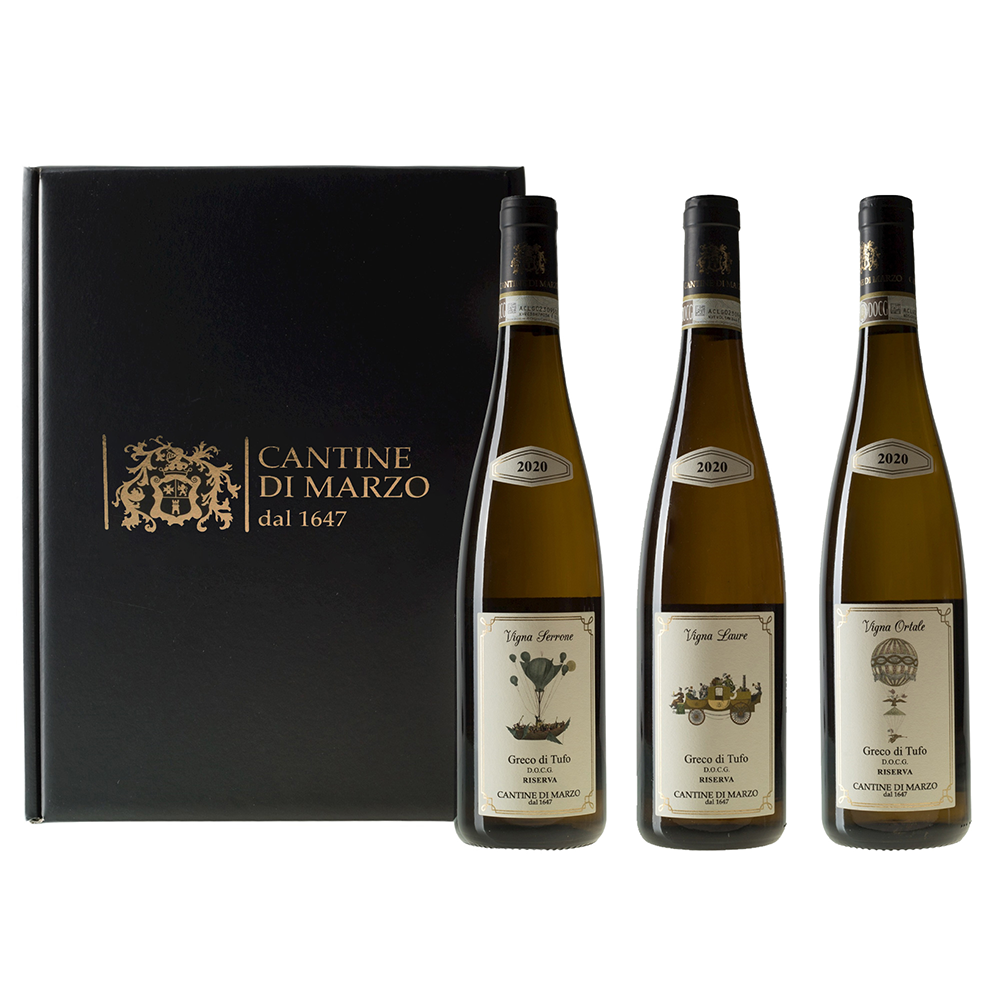 Cantine di Marzo Cofanetto Cru Greco di Tufo cofanetto vini minerale