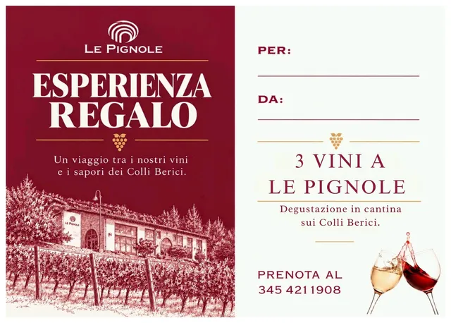 Cantina Le Pignole 3 vini carta regalo degustazione