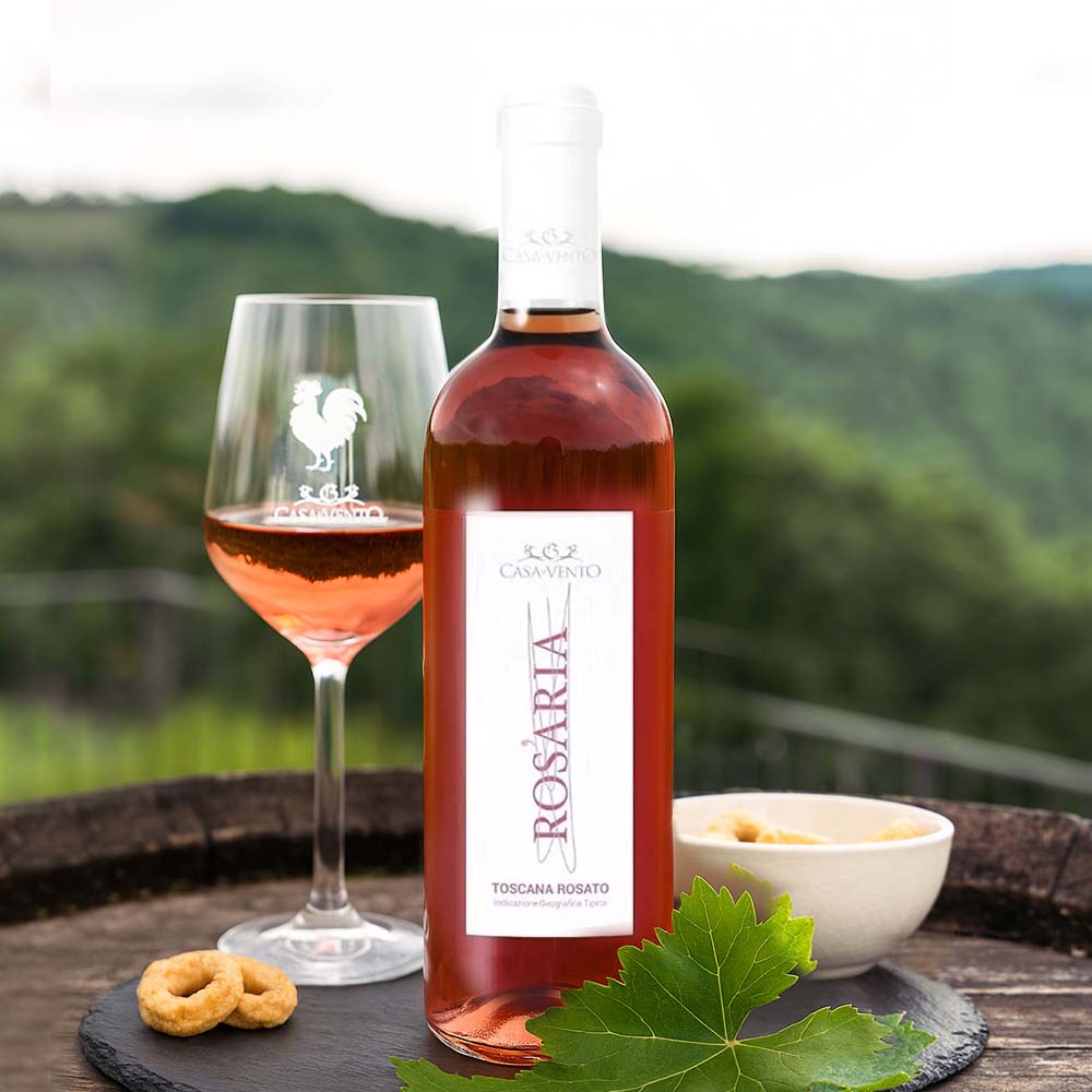 Borgo Casa al Vento ROS’ARIA vino rosato 75cl ciliegia