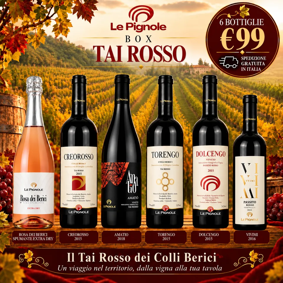 Cantina Le Pignole Box Tai Rosso box 6 bottiglie