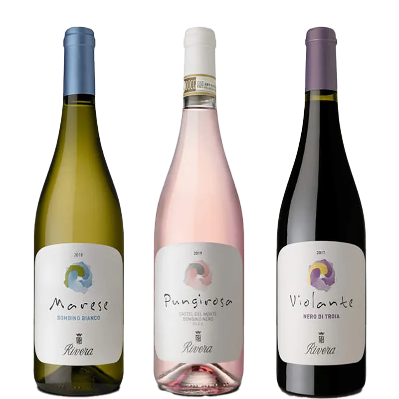 Rivera Gli Autoctoni confezione 6 vini bianchi rosati 75 cl