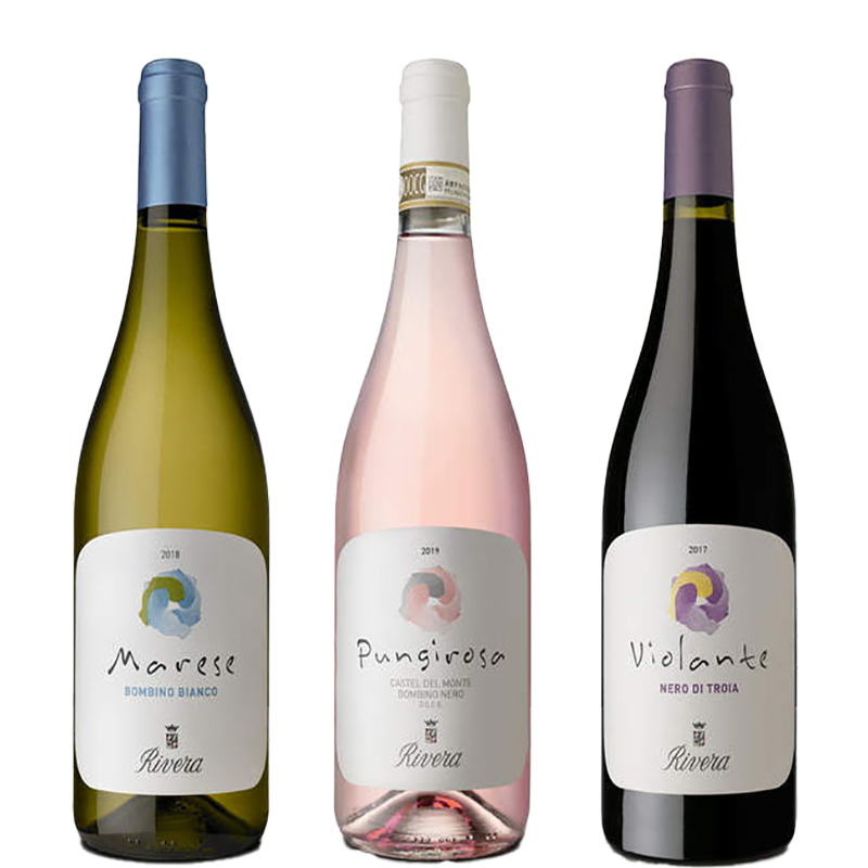 Rivera Gli Autoctoni confezione 6 vini bianchi rosati 75 cl