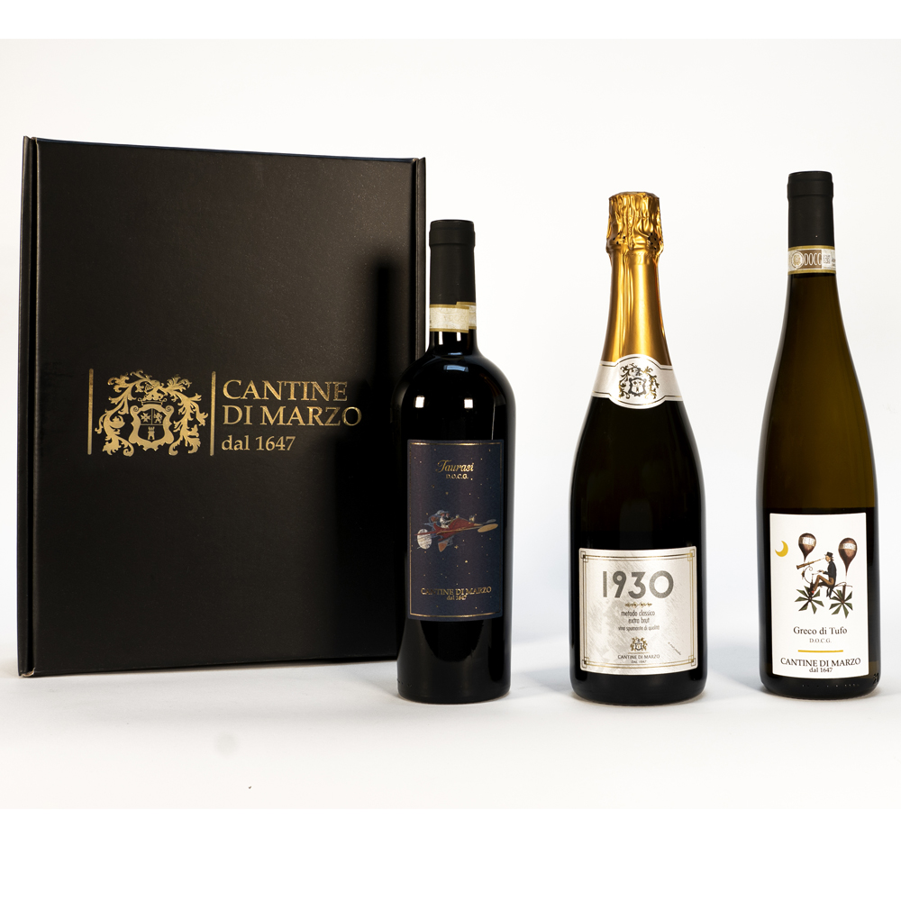 Cantine di Marzo Cofanetto Premium vini rossi e bianchi selezione