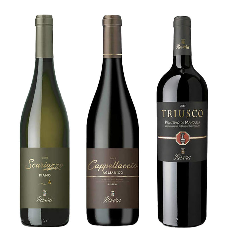 Rivera I Top confezione 6 vini Fiano Aglianico 75 cl