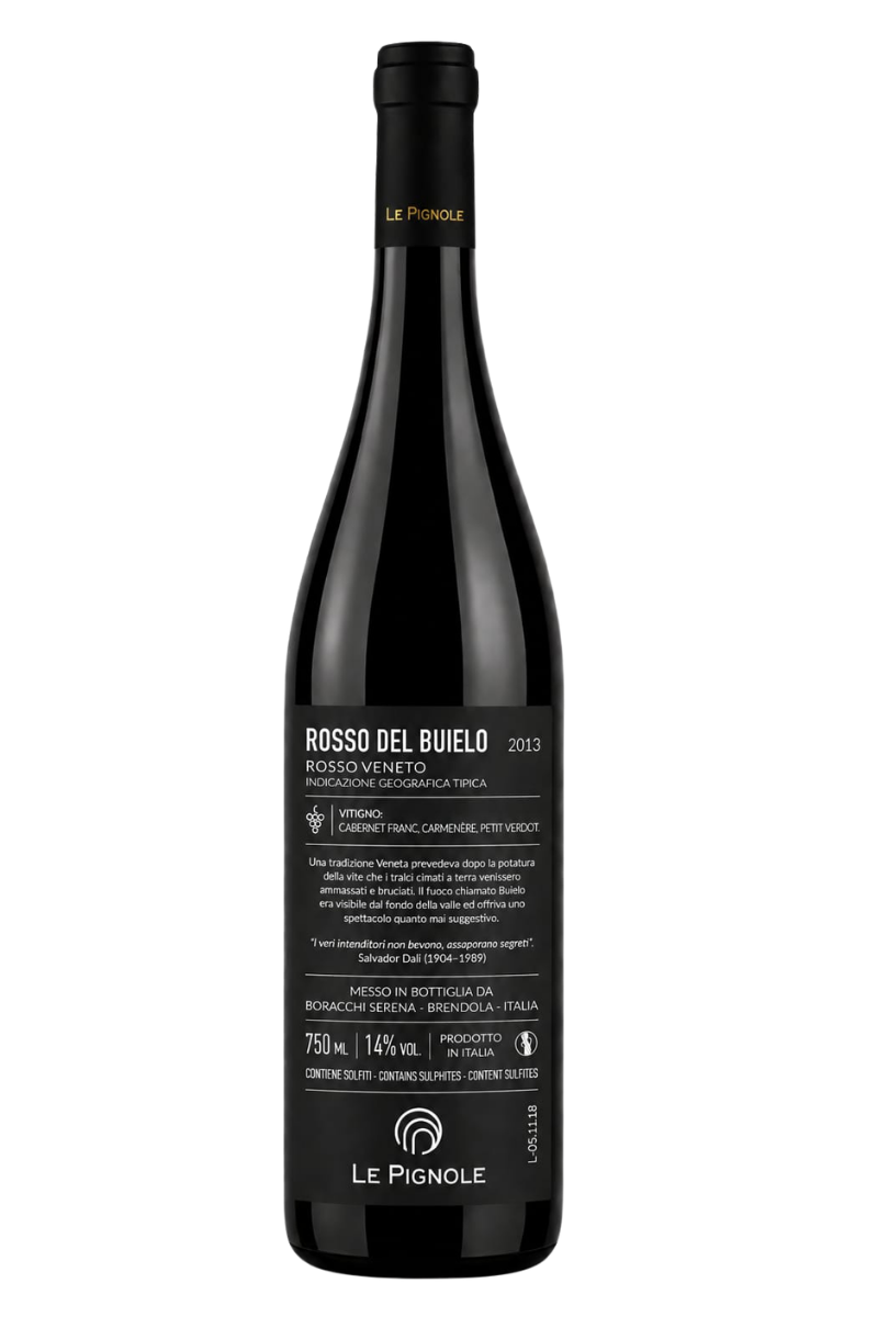 Cantina Le Pignole Rosso del Buielo 2013 vino rosso barricato