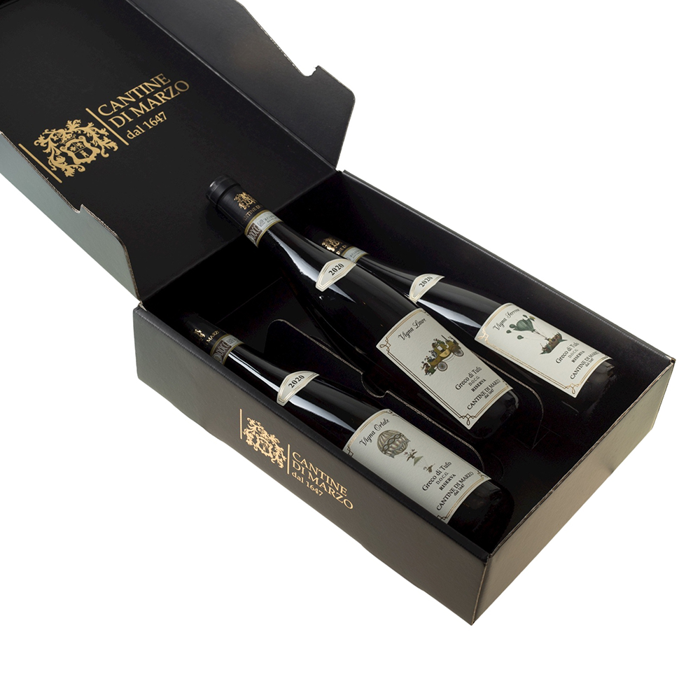 Cantine di Marzo Cofanetto Cru Greco di Tufo cofanetto vini minerale