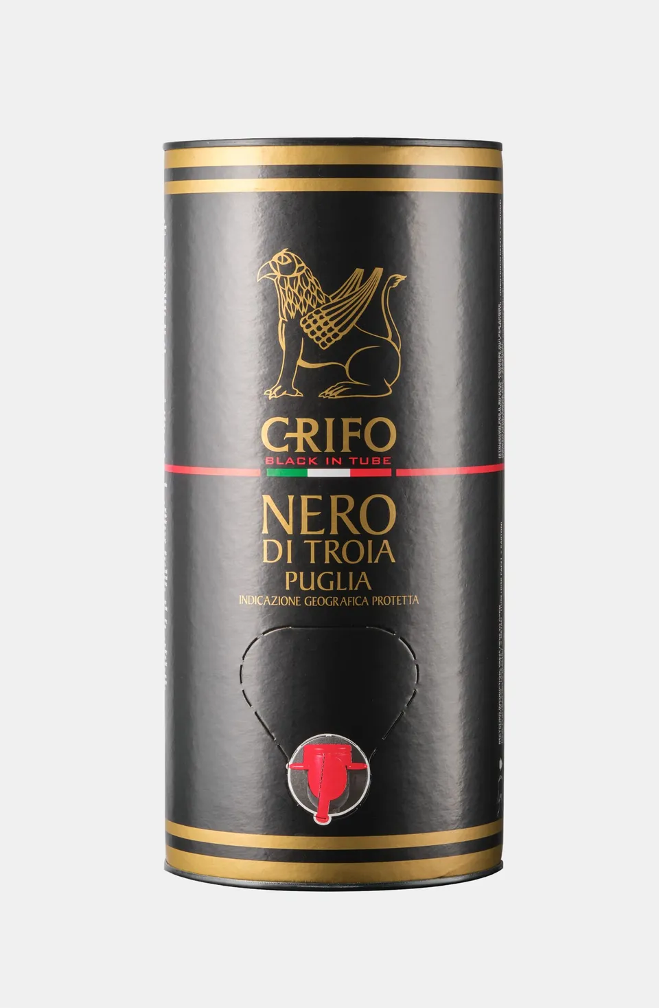 Crifo Bag in Tube Black Edition vino rosso Nero di Troia 3 litri